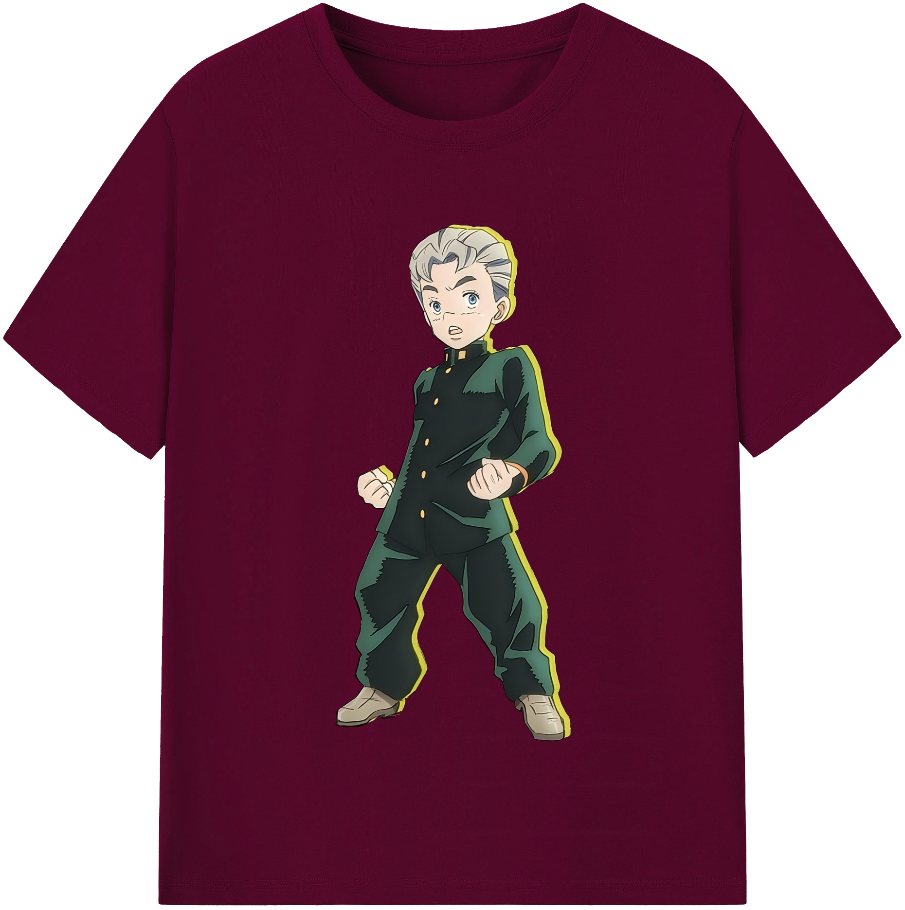 （画像用） ジョジョの奇妙な冒険 広瀨康一 JoJo's Bizarre Adventure Hirose Koichi レディースカジュアルプリントTシャツ（綿100％）